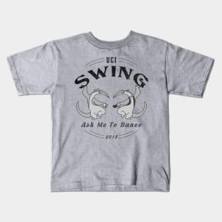 UCI Swing Ask Me to Dance, Dancing Anteaters Kids T-Shirt